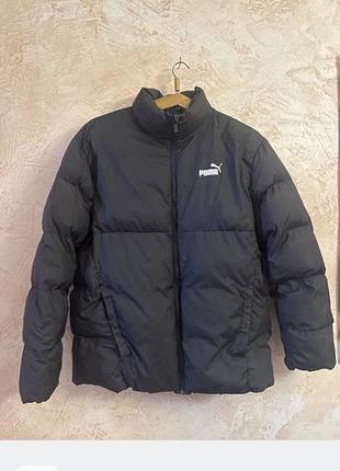 Пуховик чоловічий puma essentials+ eco black