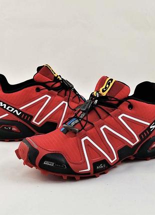 Кросівки salomon speedcross 3 червоні чоловічі саломон (розмір: 43) фактично на 27 см.