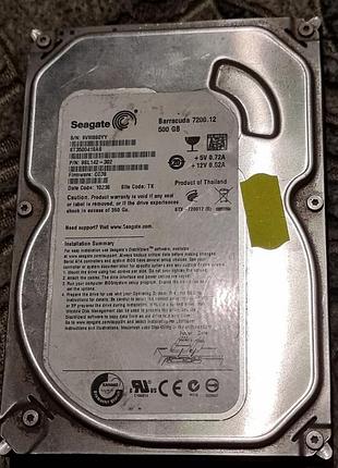80% hdd 3.5 500 гб seagate 7200.12 rpm 102/105 st3500418as-9sl142 жорсткий диск сигейт