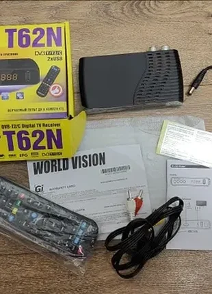 World vision t62n тв ресивер dvb t2