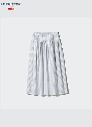 Льняная юбка uniqlo