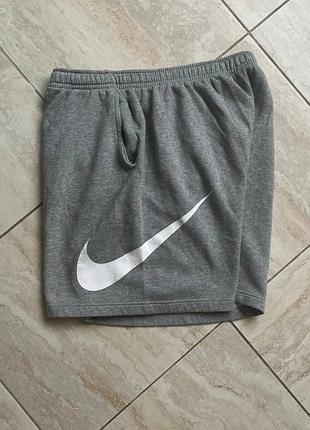 Спортивные шорты nike с большим логотипом big swoosh grey xl nike sportswear тренировочные найк шорты биг streetwear
