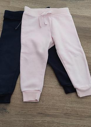 Утеплені штани на дівчинку, primark, 86