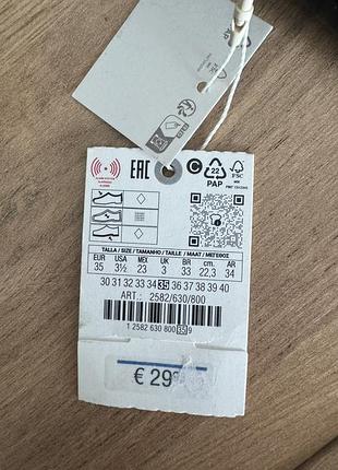 Туфлі zara 35 6