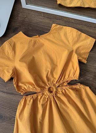 Платье с вырезами zara 122 4