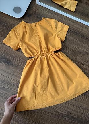 Платье с вырезами zara 122 5