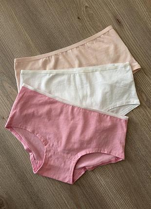 Бавовняні трусики шортики для дівчинки набір primark