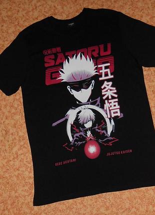 Футболка jujutsu kaisen/satoru gojo/сатору годжо/магічна битва/манга/аніме/мерч