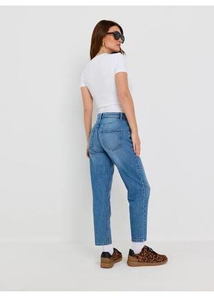 Джинсы хлопковые mom fit comfort sinsay 32