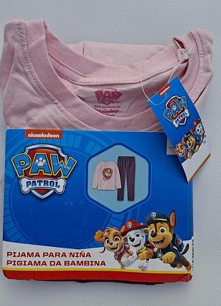 Пижама для девушек paw patrol