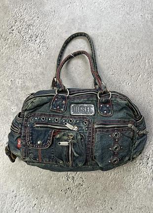 Сумка diesel vintage джинсова нова