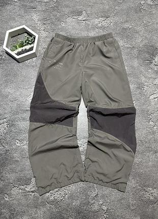 Штани under armour оригінал хакі чоловічі спортивні штани андер армор плащовка колорблок