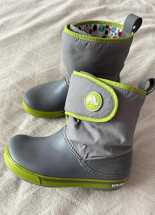 Чоботи дитячі crocs розмір j1