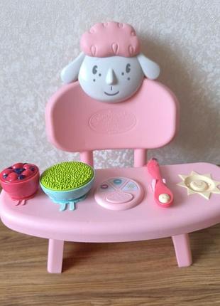 Стільчик для годування ляльок baby annabell zapf creation