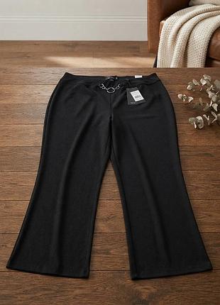 Стильні чорні штани studio 1940 (plus size)  стан: нові, з біркою.  колір: класичний чорний.  бренд: studio 1940 (зроблено в сша).