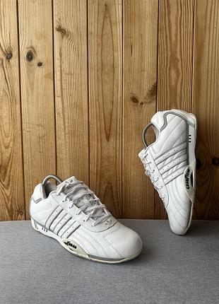 Вінтажні білі шкіряні кросівки кеди взуття adidas y2k goodyear racing