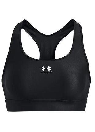 Чорний оригінальний топ, бра для занять спортом under armour