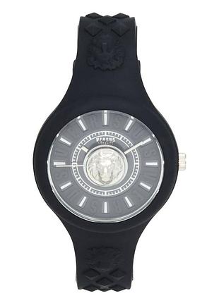 Чёрные времена - часы versace versus- silicon- silver, original