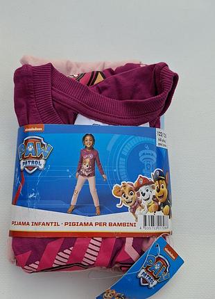 Пижама для девушек paw patrol