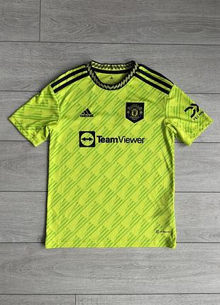 Дитяча футбольна джерсі футболка майка манчестер юнайтед адідас manchester united adidas football soccer jersey 152 см зріст 12 років оригінал