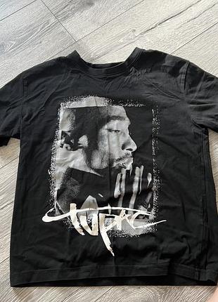 Черная футболка 2pac, sunday, xs
