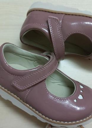Туфли осень-весна кожа дев.24-25 р.clarks индии