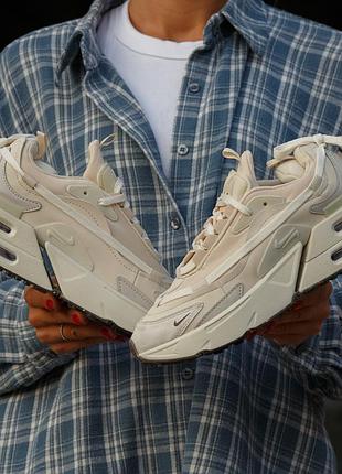 Nike air max furyosa 
white beige