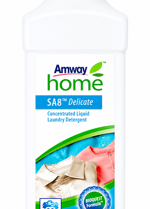 Концентрированное жидкое средство для стирки деликатных тканей amway home sa8 delicate (1 л)