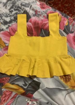 Топік в рубчик zara р.46/48