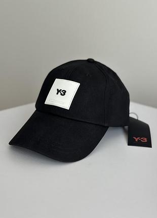 Кепка adidas y-3 yohji yamamoto black square label cap