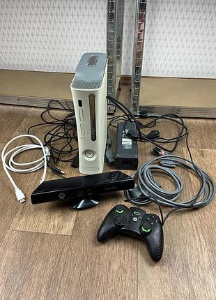 Приставка xbox 360 kinect fat 20gb кінект консоль ігрова