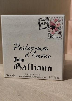 John galliano parlez-moi d'amour -edt 50ml