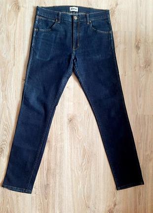 Джинсы мужские бренда wrangler larston темно-синего цвета w31l34