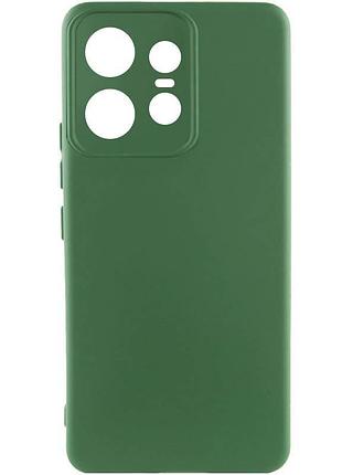 Чехол silicone cover ummi lakshmi full camera (aa) для motorola edge 50 pro зеленый / dark green