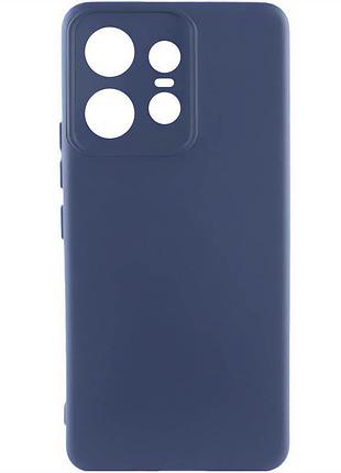 Чехол silicone cover ummi lakshmi full camera (aa) для motorola edge 50 pro синий / midnight blue