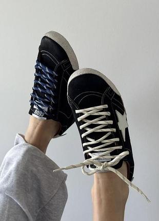 Кеди golden goose true star black