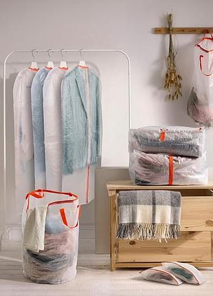 Ikea . чехлы для одежды parkla . икеа . в наличии .