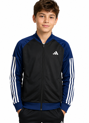 Adidas 152 бомбер спортивна кофта на замку реглан