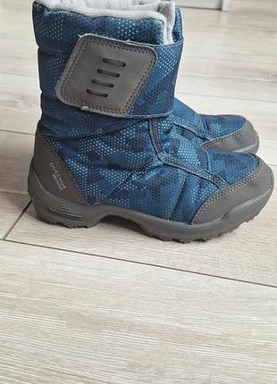 Зимние термоботинки на мальчика р-р 33 quechua sh 100 x-warm