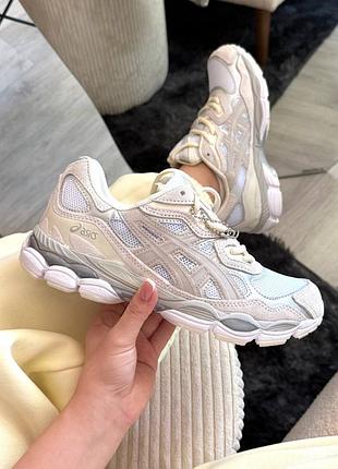 Уцінка кросівки asics gel nyc beige