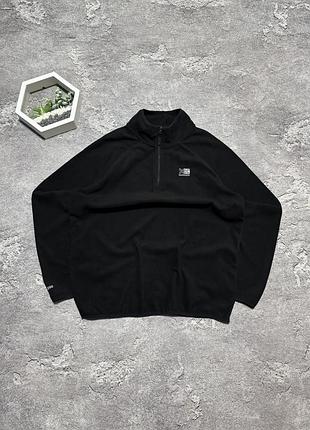 Фліс karrimor оригінал чорна кофта каррімор флісова куртка анорак на замку 1/4 база