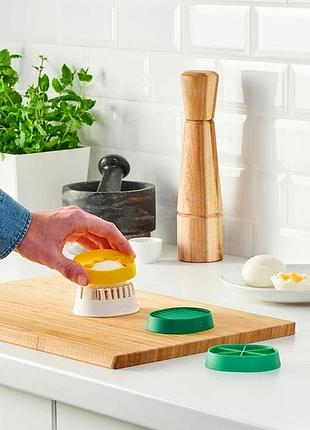 Яркий и удобный набор для нарезки яиц appfylld от ikea
