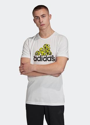 Футболка adidas xs stripe badge of sport