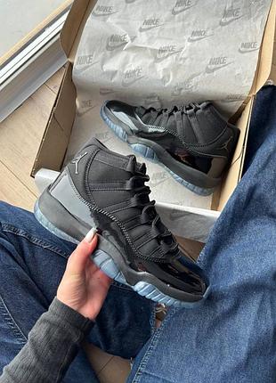 Мужские кроссовки jordan retro 11 high gamma blue