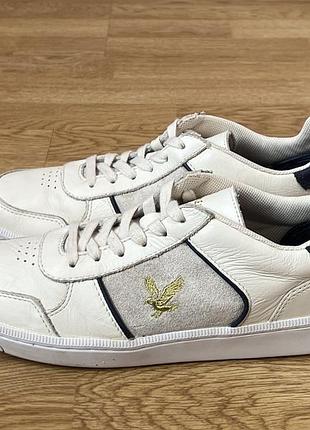Кожаные кроссовки lyle &amp; scott в идеальном состоянии 40 размер