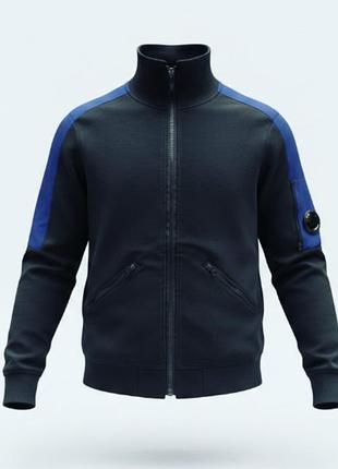 Олимпийка зипка c.p. company t.track panelled lens jacket (оригинал)