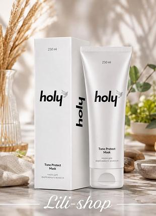 Маска для фарбованого волосся - holy tone protect mask, 250 ml