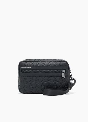 Чоловіча сумка armani exchange, armani exchange men's black bag, armani exchange xm001272.af12133