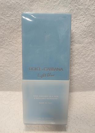 Туалетная вода dolce &amp; gabbana light blue в упаковке объемом 200 мл
