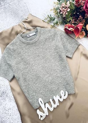 Кофтинка zara з коротким рукавом